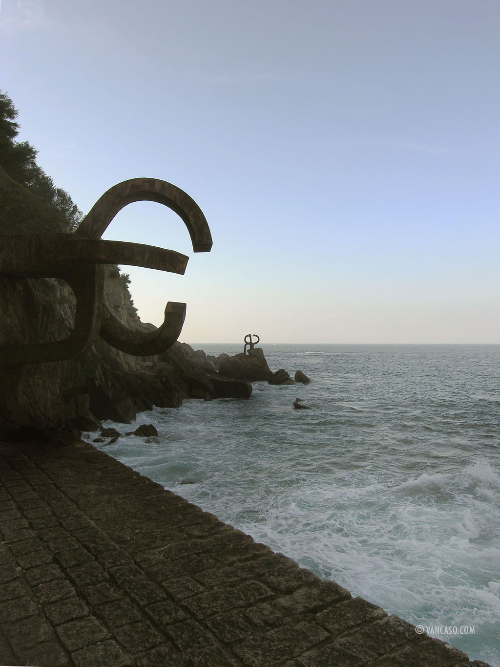 chillida leku sculptures in san sebastian spain