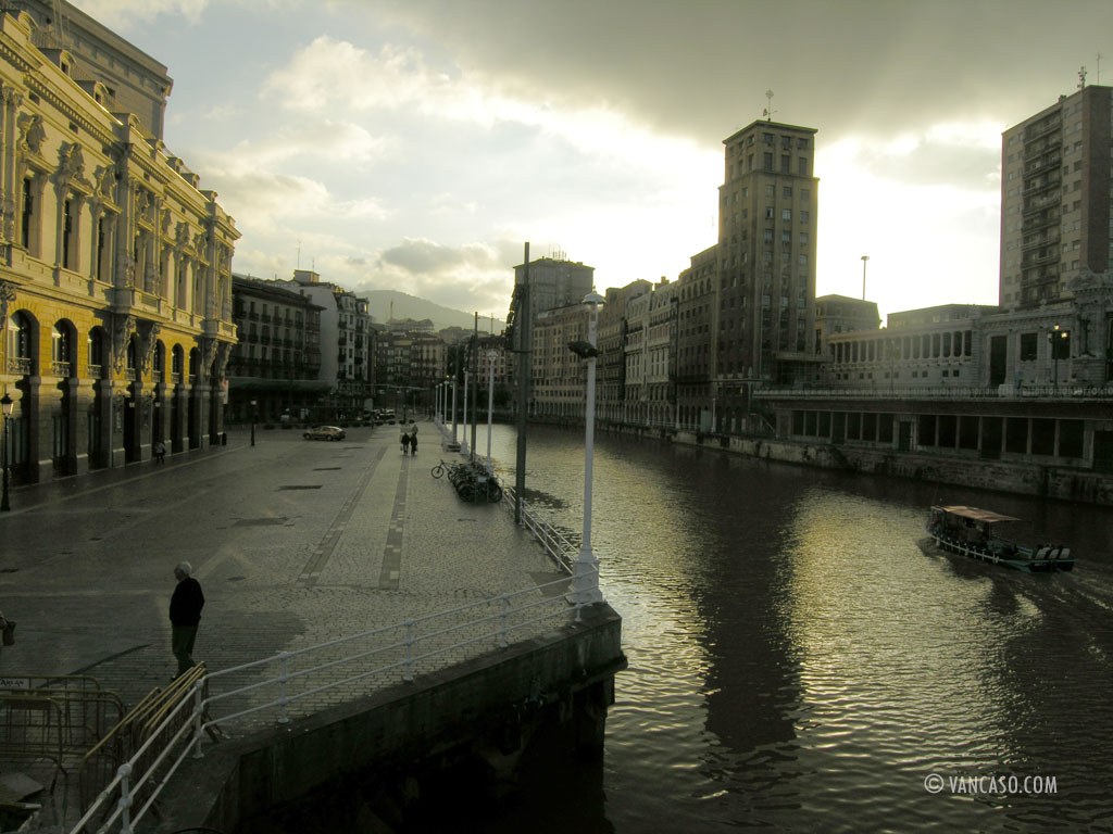 Along the Estuary of Bilbao Spain