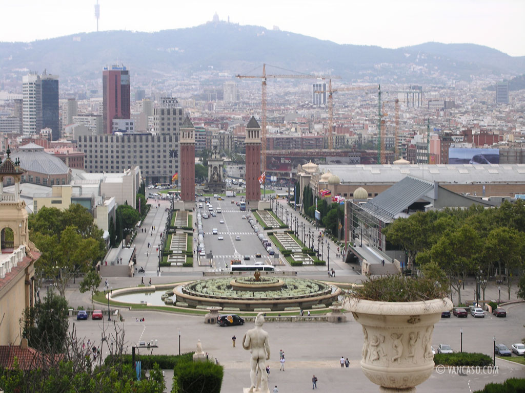 View of Barcelona from the National Art Museum of Catalunya