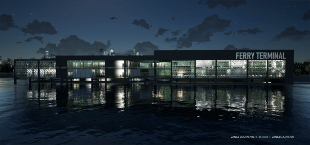 ferry terminal by vange logan